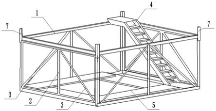 适用于多种截面尺寸墩身施工的梯笼的制作方法