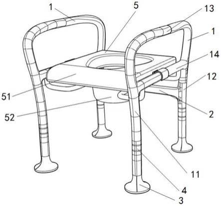 应用于脑瘫儿童的可调式移动坐厕椅的制作方法