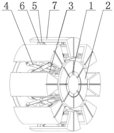 一种用于燃气轮机空心轮盘旋转试验的可变直径引线装置的制作方法