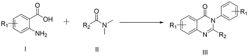 一种4-3(H）喹唑啉酮及其衍生物的合成方法与流程