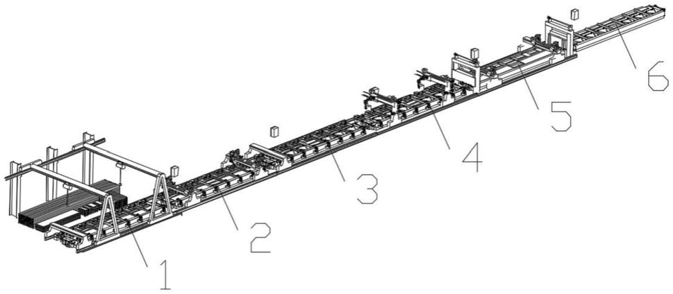 一种铁路货车侧墙的生产线的制作方法