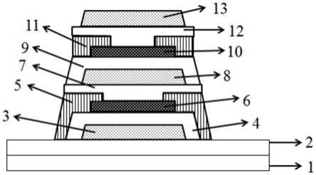 一种垂直堆叠互补场效应晶体管及其制备方法与流程