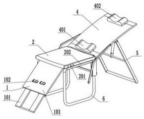 一种可折叠的多功能按摩椅的制作方法