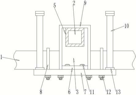 方管道型梁辅助支撑装置的制作方法