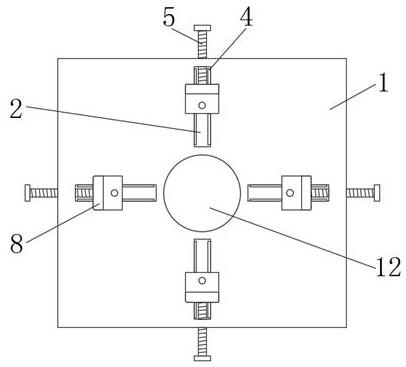 折流板加工用的扣槽装置的制作方法