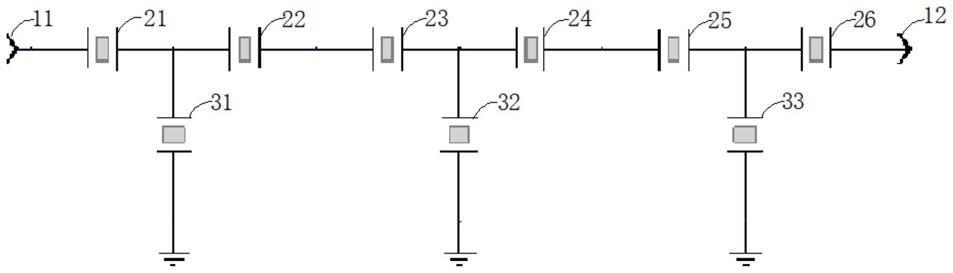 体声波滤波器电路及滤波器组件的制作方法