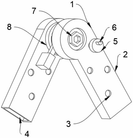 一种梯子关节锁扣的折叠锁紧装置的制作方法