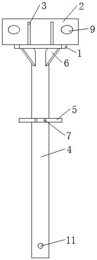一种铝梁底部立杆连接头的制作方法