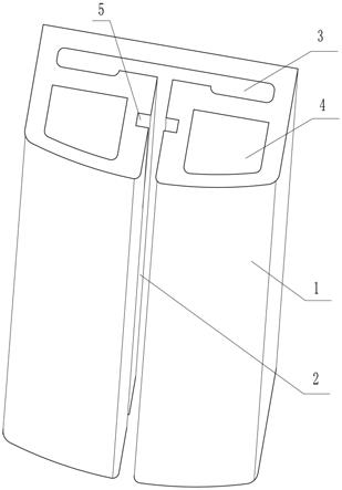 冷柜内胆无拼缝式插条及冷柜内胆的制作方法
