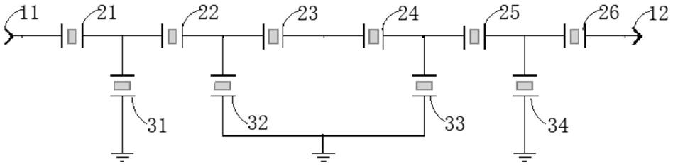 阶梯型结构压电滤波器的制作方法