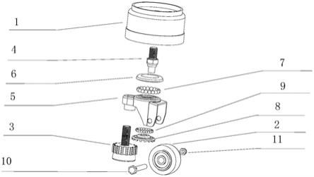 一种防滑桌脚移动轮装置的制作方法