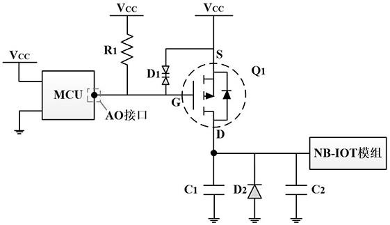 物联网装置电压缓冲控制电路的制作方法