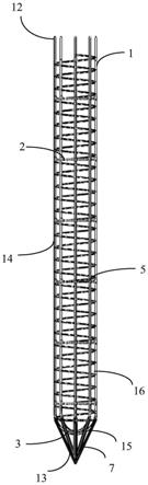 可拆卸式钢绞线主筋的钢筋笼及其支护结构的制作方法
