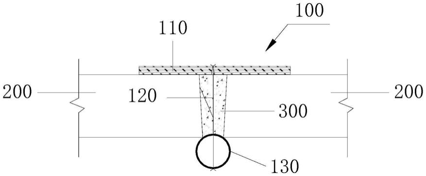 双T板的板缝灌浆施工的吊模体系及方法与流程