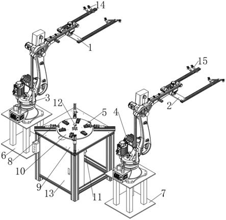 一种冲压机器人自动定位上料设备的制作方法