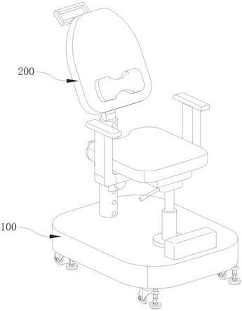 一种辅助曲面体层片拍摄的检查椅的制作方法