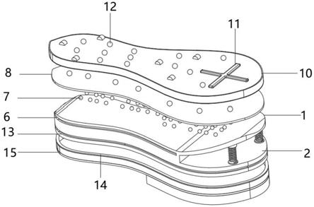 一种透气抗菌型运动休闲鞋鞋垫的制作方法