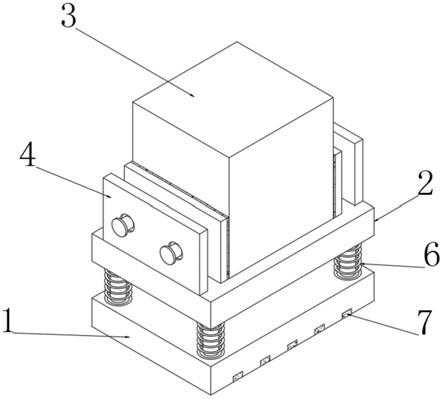 一种具有减震结构的充电宝租借柜底座的制作方法