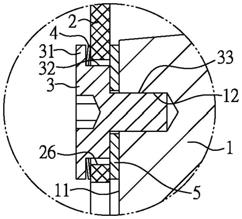 浮动式刹车碟盘的轮圈总成架构的制作方法