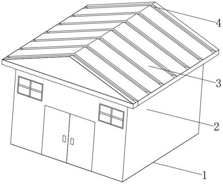 一种具有隔热层轻配式轻钢结构房屋的制作方法