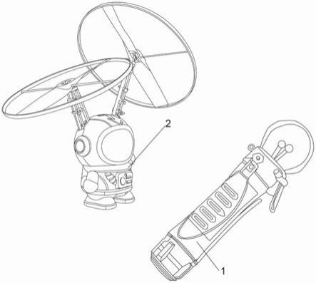 一种可红外感应和遥控的单电机双螺旋桨安全飞行玩具的制作方法