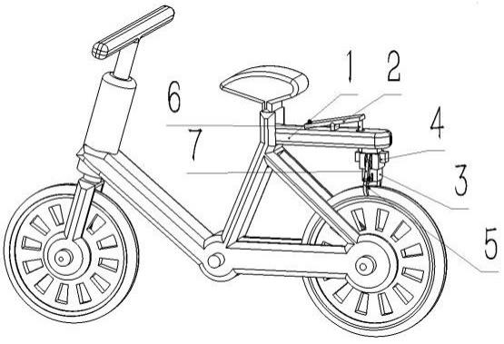一种防盗自动锁自行车的制作方法