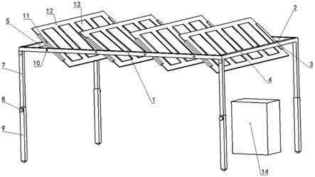 一种便于拆卸太阳能板的太阳能折叠发电包的制作方法