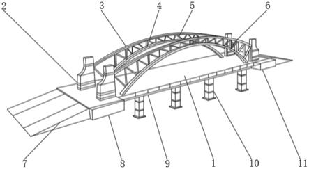 一种具有抗震性能的城市桥梁结构的制作方法