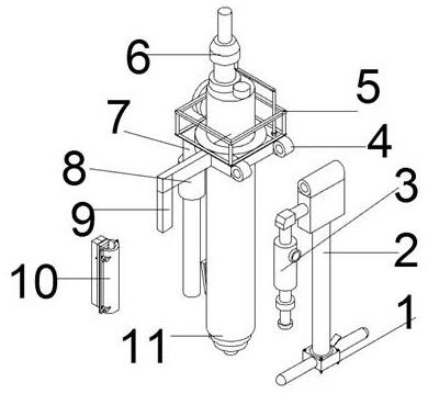 一种新型气动式锚杆钻机消声装置的制作方法