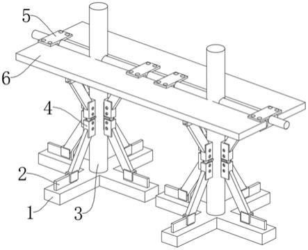 一种土木工程用建筑模板连接钢架的制作方法