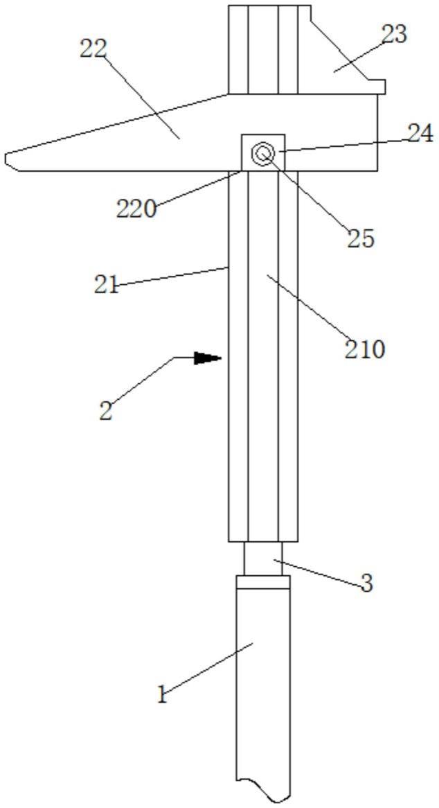 便于转角耐张杆塔装设便携式接地线的装置的制作方法