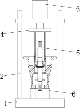 一种用于离心泵的悬架轴承冲压装置的制作方法