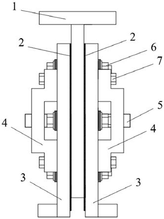 一种摩擦-金属屈服复合型分级阻尼器