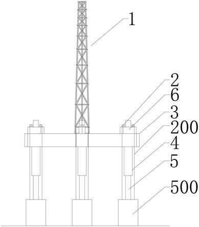一种可重复利用的自升式海上测风塔系统的制作方法