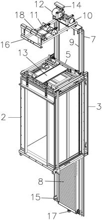 一种背包式铝型材电梯的制作方法