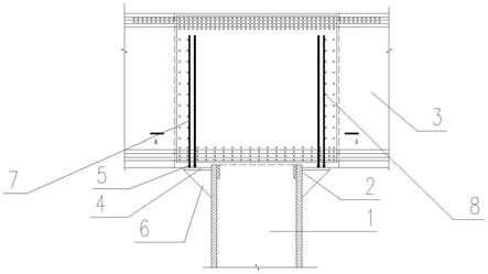 一种圆钢管混凝土柱-钢筋混凝土转换梁节点及其布置方法