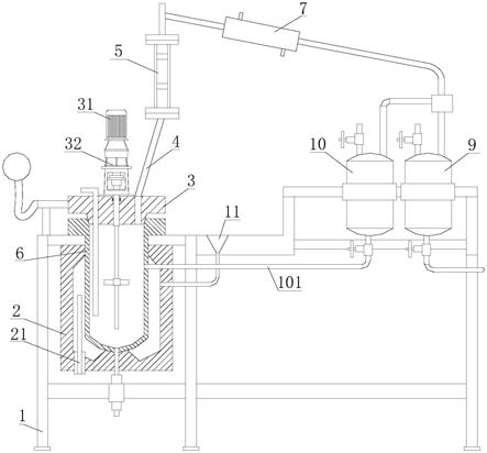 一种硅烷偶联剂生产用低沸点馏分蒸馏去除装置的制作方法
