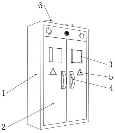 一种带特种气体声光报警器的智能气瓶柜的制作方法
