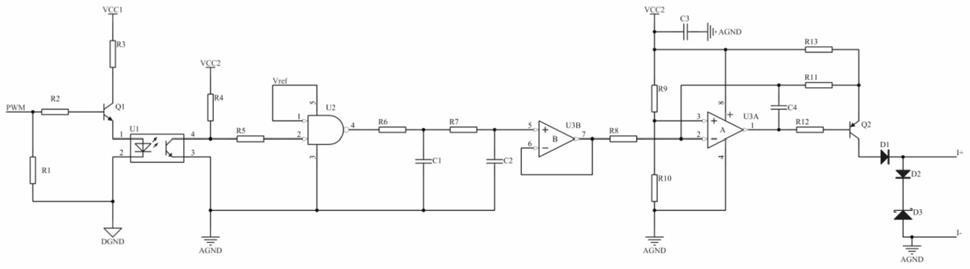 一种PWM控制的4-20mA恒流输出电路的制作方法