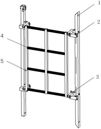 一种用于直爬折叠式逃生梯的爬梯的制作方法