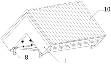 一种超低能耗集成保温装配式多层房屋的屋顶的制作方法