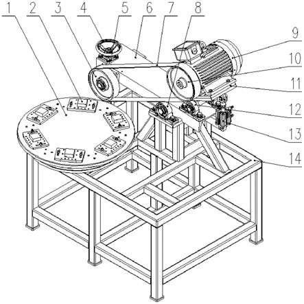 圆盘式高速磨削机的制作方法