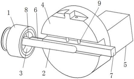 一种加工深槽带中心轴零件的刀具组件的制作方法