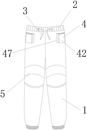 一种新型多功能运动长裤的制作方法