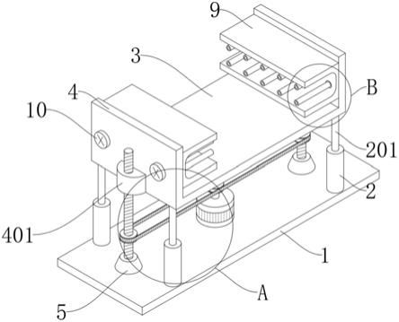 一种重型箱纸板开槽机用定位机构的制作方法