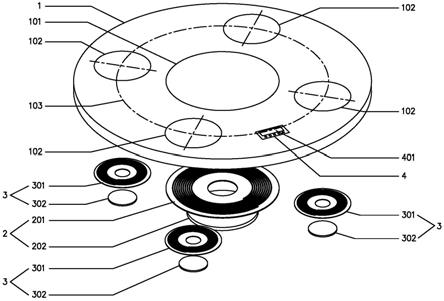 一种多线圈电磁加热暖菜盘的制作方法