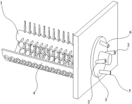 一种FY37剥烟机离心分离器框栏清理装置的制作方法