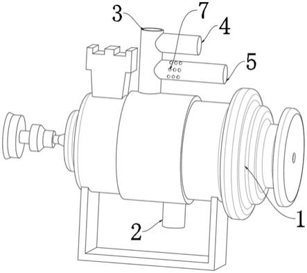 一种水环屏敞泵用缓冲结构的制作方法