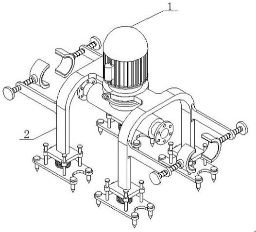 一种机电立式泵用稳定安装结构的制作方法