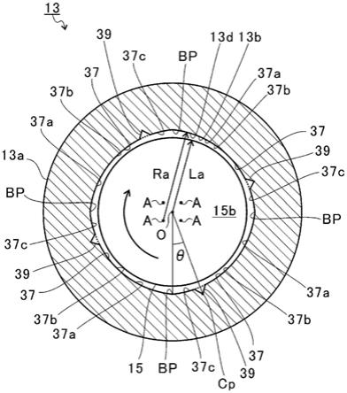 多圆弧轴承以及增压器的制作方法